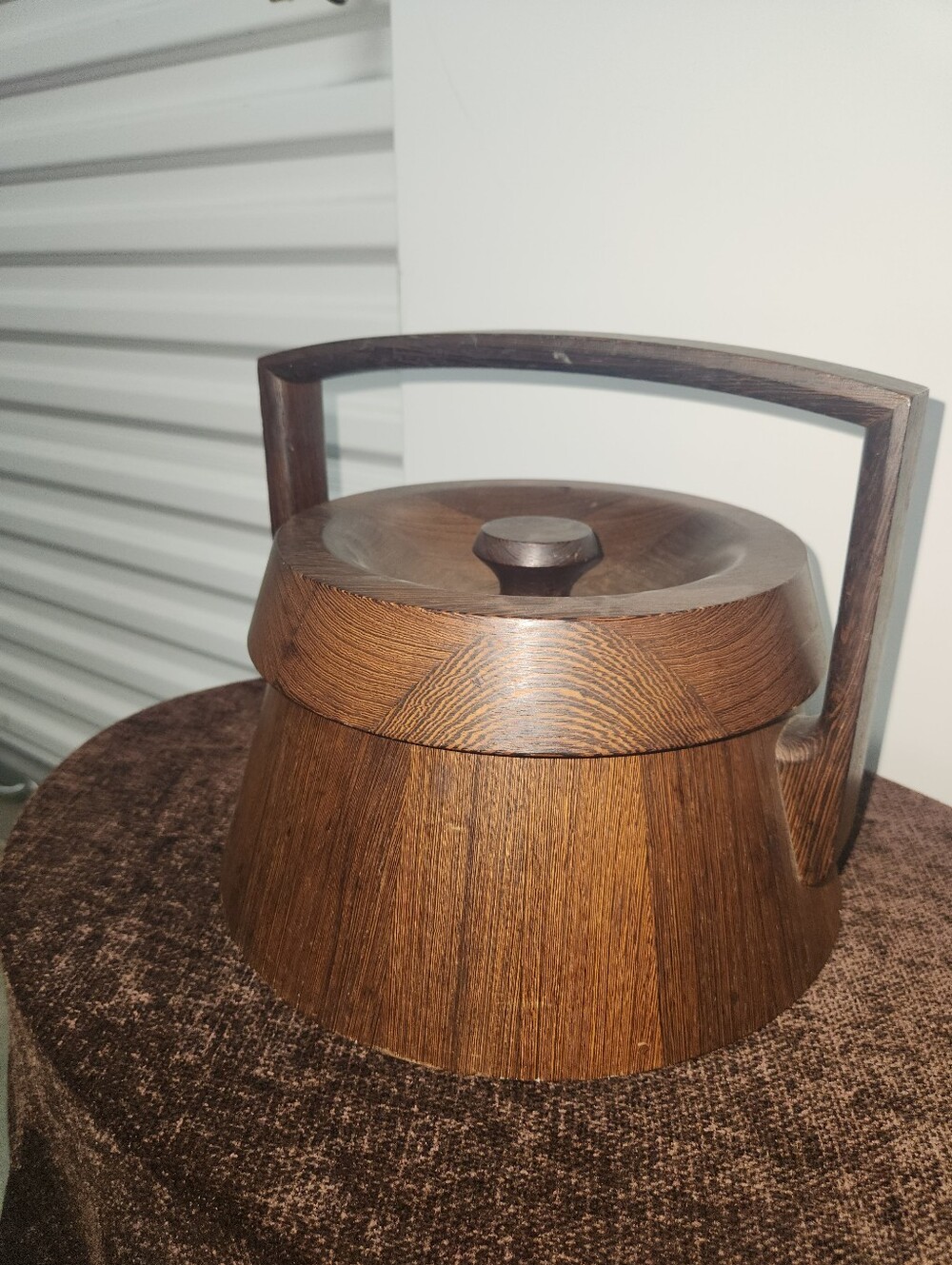 Jens Quistgaard "Rare Woods" Rosewood Danish Ice Bucket By Wengw RARE MCM 1960s